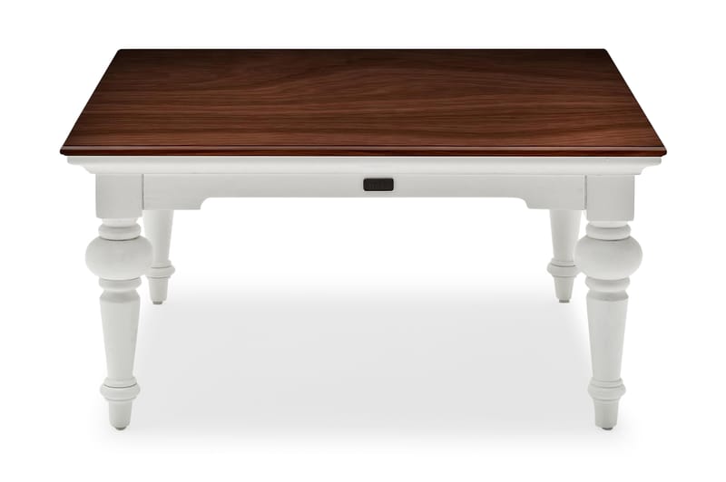 Provence Soffbord 100 cm med Förvaring Låda - Mahogny/Brun/Vit - Möbler - Bord & matgrupper - Soffbord