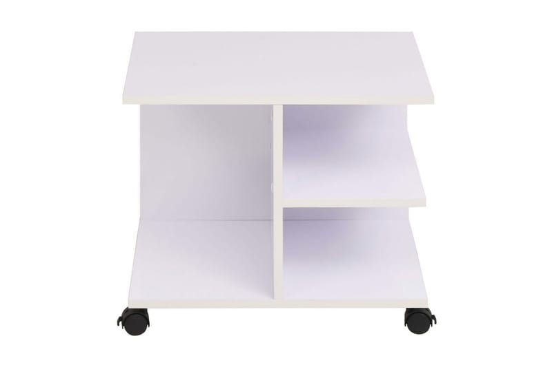 Rullhylla 50x35x42 cm vit - Vit - Möbler - Bord & matgrupper - Soffbord