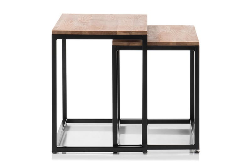 Sakura Soffbord 50 cm - Ek/Svart - Möbler - Bord & matgrupper - Soffbord