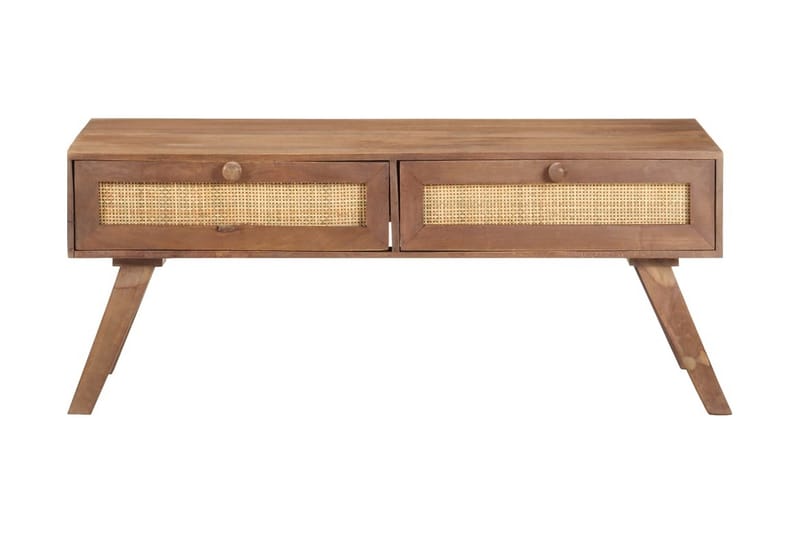 Soffbord 100x60x40 cm massivt mangoträ - Brun - Möbler - Bord & matgrupper - Soffbord