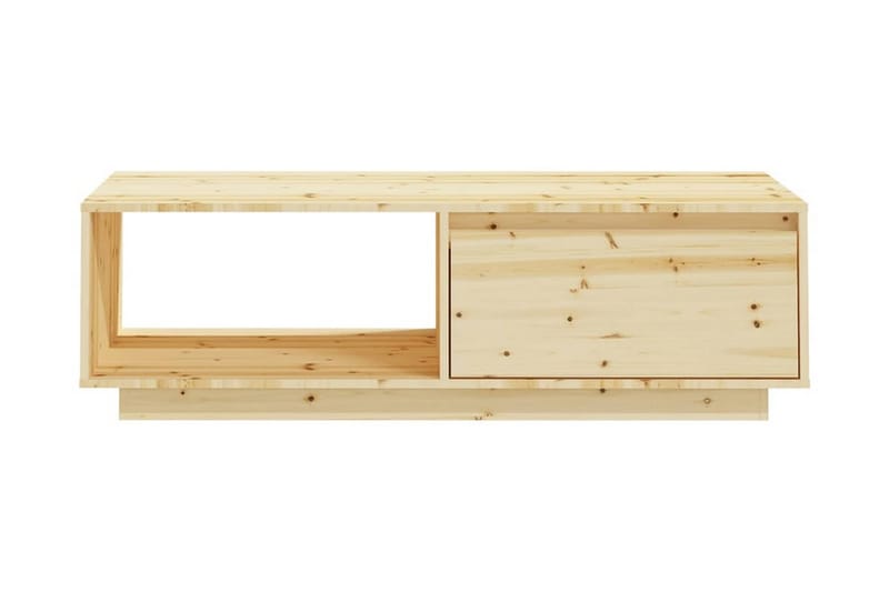 Soffbord 110x50x33,5 cm massivt granträ - Brun - Möbler - Bord & matgrupper - Soffbord