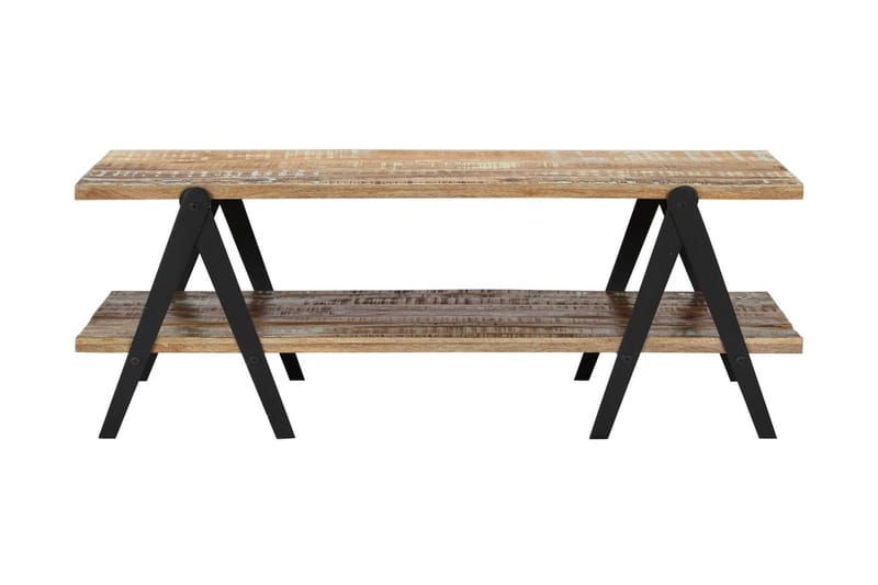 Soffbord 115x60x40 cm massivt återvunnet trä - Flerfärgad - Möbler - Bord & matgrupper - Soffbord