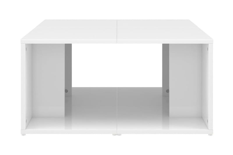 Soffbord 4 st vit högglans 33x33x33 cm spånskiva - Vit - Möbler - Bord & matgrupper - Soffbord