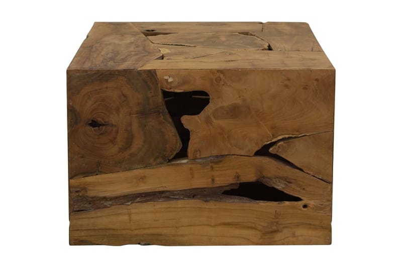 Soffbord 50x50x35 cm äkta teak brun - Brun - Möbler - Bord & matgrupper - Soffbord