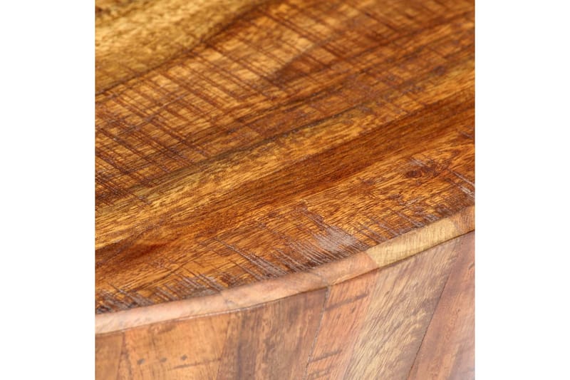 Soffbord 65x65x33 cm grovt massivt mangoträ - Brun - Möbler - Bord - Soffbord