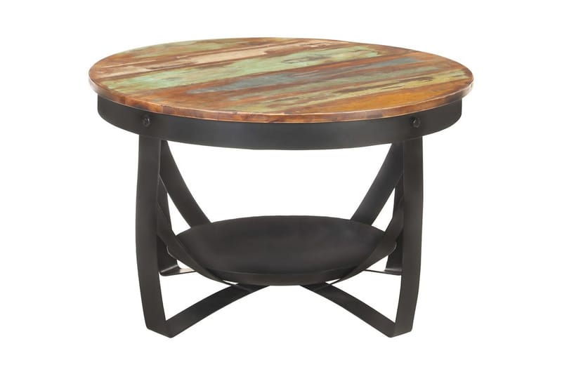 Soffbord Ã˜68x43 cm massivt återvunnet trä - Brun - Möbler - Bord & matgrupper - Soffbord