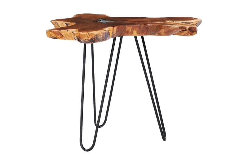 Soffbord 70x45 cm massiv teak och polyresin - Flerfärgad - Möbler - Bord & matgrupper - Soffbord