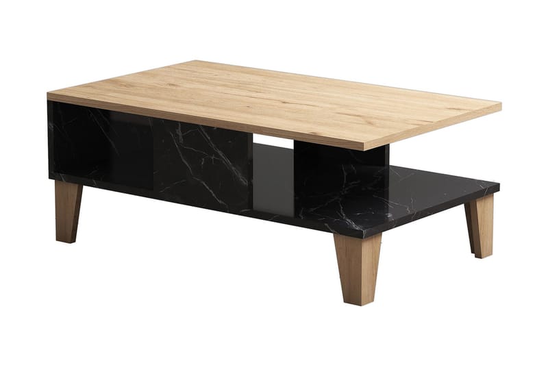 Soffbord 90 cm - Natur/Svart - Möbler - Bord & matgrupper - Soffbord