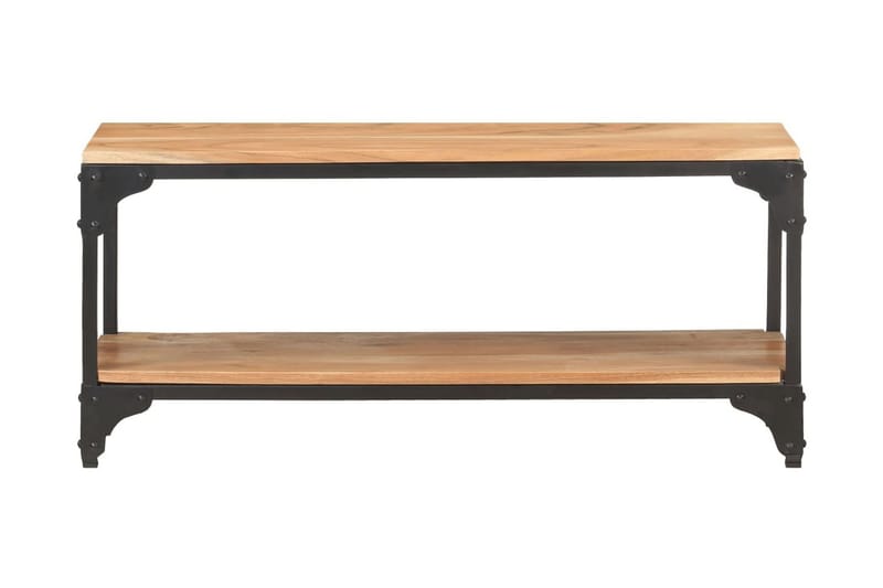 Soffbord 90x30x40 cm massivt akaciaträ - Brun - Möbler - Bord & matgrupper - Soffbord