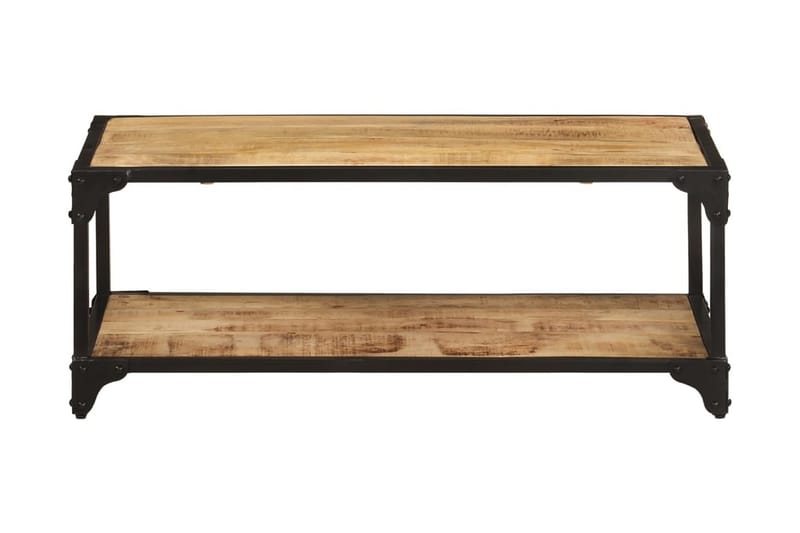 Soffbord 90x45x35 cm massivt grovt mangoträ - Brun - Möbler - Bord & matgrupper - Soffbord