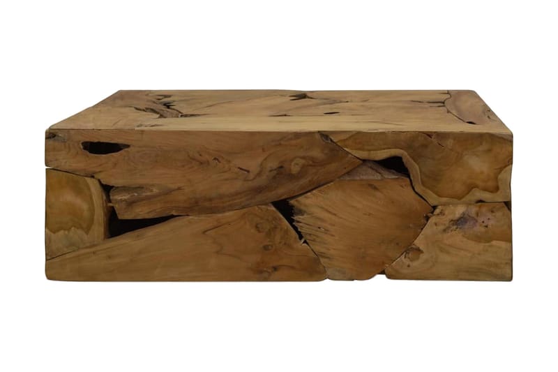 Soffbord 90x50x30 cm äkta teak brun - Valnötsbrun - Möbler - Bord & matgrupper - Soffbord