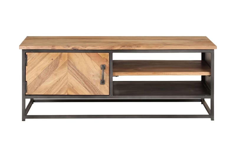 Soffbord 90x50x35 cm massivt akaciaträ - Brun - Möbler - Bord & matgrupper - Soffbord
