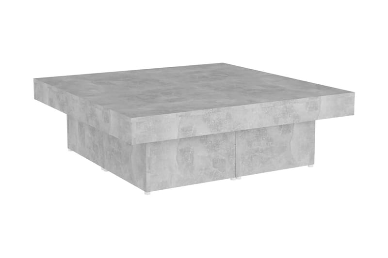 Soffbord betonggrå 90x90x28 cm spånskiva - Grå - Möbler - Bord - Soffbord
