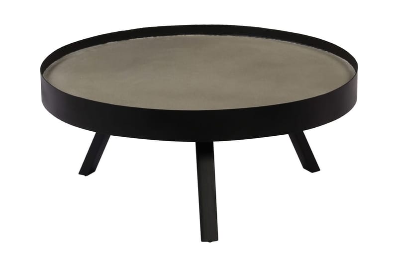 Soffbord bordsskiva i betong 74x32 cm - Svart - Möbler - Bord & matgrupper - Soffbord
