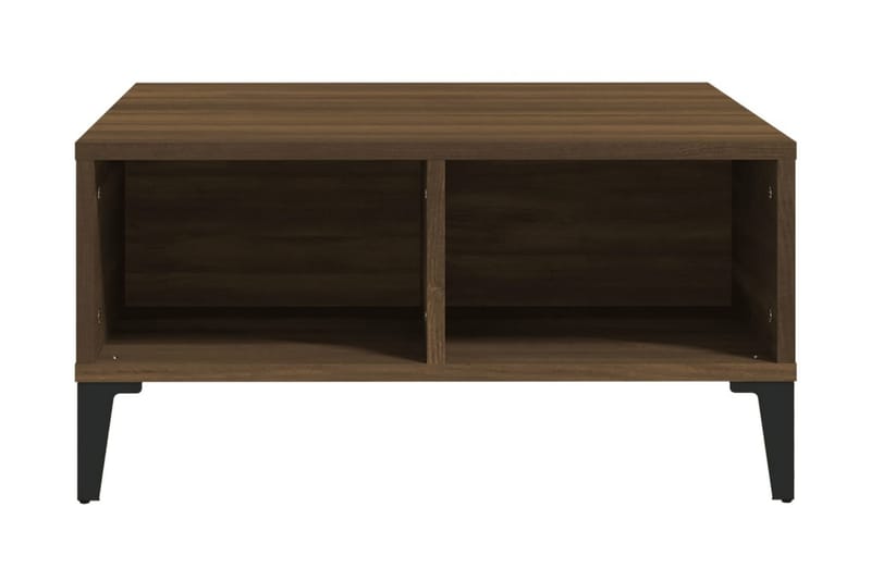 Soffbord brun ek 60x60x30 cm spånskiva - Brun - Möbler - Bord & matgrupper - Soffbord