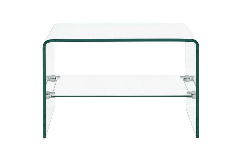 Soffbord genomskinlig 50x45x33 cm härdat glas - Transparent - Möbler - Bord & matgrupper - Soffbord