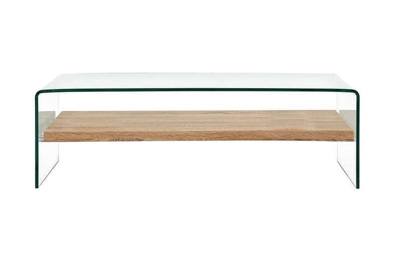 Soffbord genomskinlig 98x45x31 cm härdat glas - Transparent - Möbler - Bord & matgrupper - Soffbord
