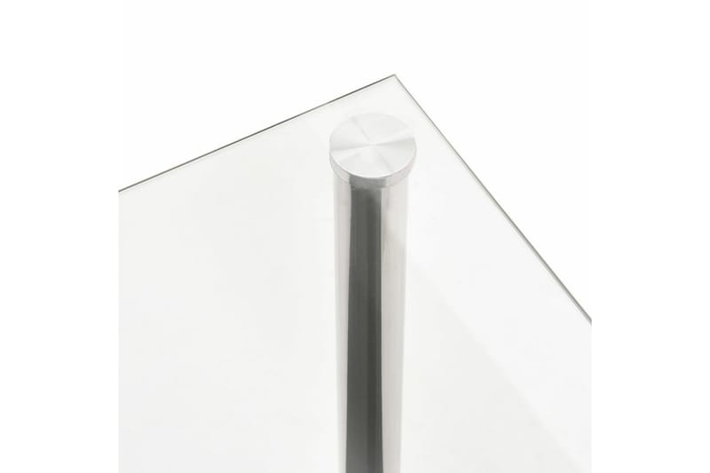Soffbord genomskinligt 110x43x60 cm härdat glas - Transparent - Möbler - Bord & matgrupper - Soffbord