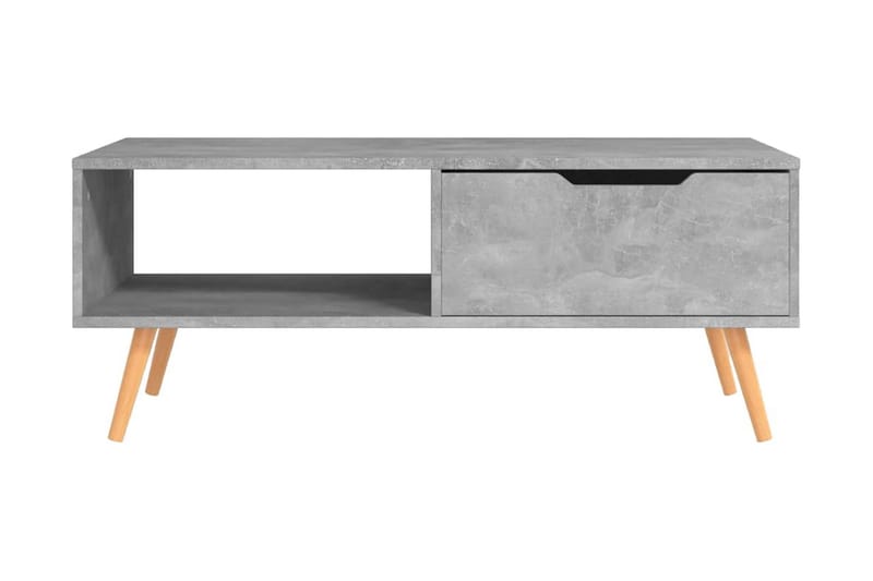 Soffbord grå 100x49,5x43 cm spånskiva - Grå - Möbler - Bord & matgrupper - Soffbord