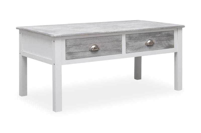 Soffbord grå 100x50x45 cm trä - Grå - Möbler - Bord & matgrupper - Soffbord