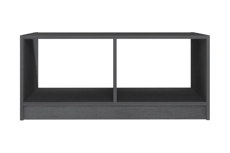 Soffbord grå 75x50x33,5 cm massiv furu - Grå - Möbler - Bord & matgrupper - Soffbord