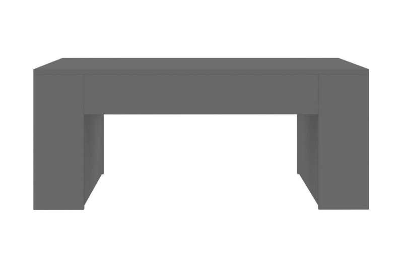 Soffbord grå högglans 100x60x42 cm spånskiva - Grå - Möbler - Bord & matgrupper - Soffbord