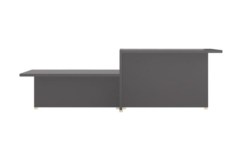 Soffbord grå högglans 111,5x50x33 cm spånskiva - Grå - Möbler - Tv möbel & mediamöbel - TV bänk & mediabänk