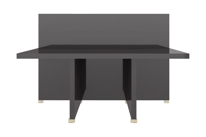 Soffbord grå högglans 111,5x50x33 cm spånskiva - Grå - Möbler - Bord & matgrupper - Soffbord