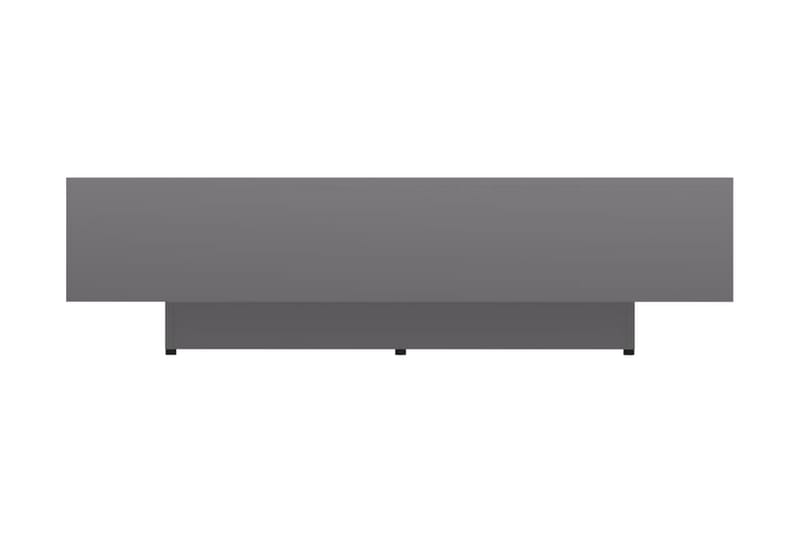 Soffbord grå högglans 115x60x31 cm spånskiva - Grå - Möbler - Bord & matgrupper - Soffbord