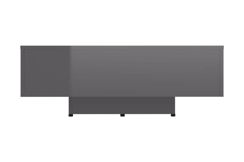 Soffbord grå högglans 85x55x31 cm spånskiva - Grå - Möbler - Bord & matgrupper - Soffbord