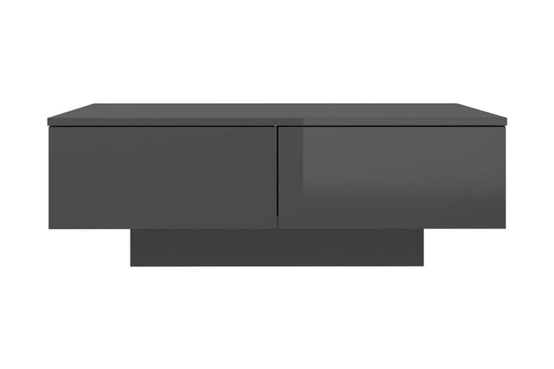 Soffbord grå högglans 90x60x31 cm spånskiva - Grå - Möbler - Bord & matgrupper - Soffbord