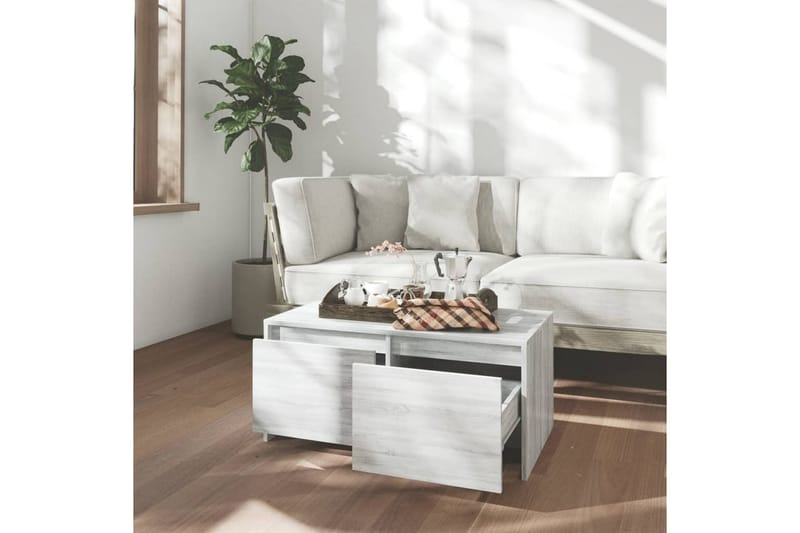 Soffbord grå sonoma 90x50x41,5 cm spånskiva - Grå - Möbler - Bord & matgrupper - Soffbord