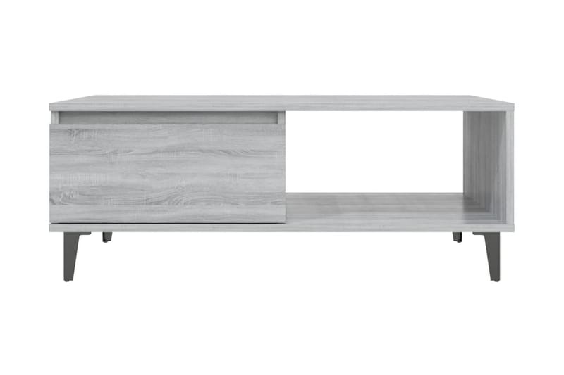 Soffbord grå sonoma 90x60x35 cm spånskiva - Grå - Förvaring - Förvaringsmöbler - Sideboard & skänk