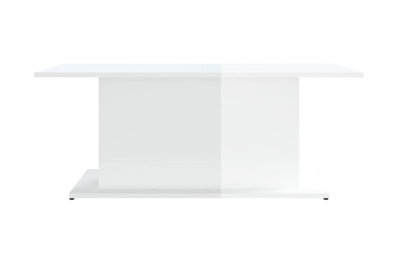 Soffbord högglans vit 102x55,5x40 cm spånskiva - Vit - Möbler - Bord & matgrupper - Soffbord