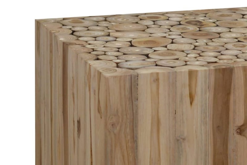 Soffbord i äkta teak 50x50x35 cm - Brun - Möbler - Bord & matgrupper - Soffbord