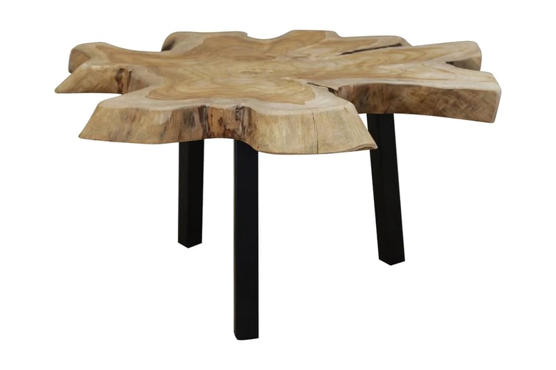 Soffbord i äkta teak 80x70x38 cm - Brun - Möbler - Bord & matgrupper - Soffbord