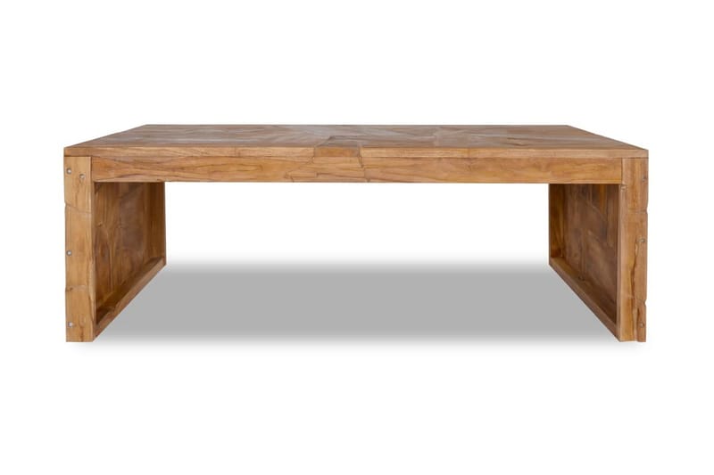 Soffbord i eroderat teakträ 110x60x38 cm - Brun - Möbler - Bord & matgrupper - Soffbord