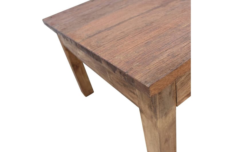 Soffbord i massivt återvunnet trä 98x73x45 cm - Brun - Möbler - Bord & matgrupper - Soffbord