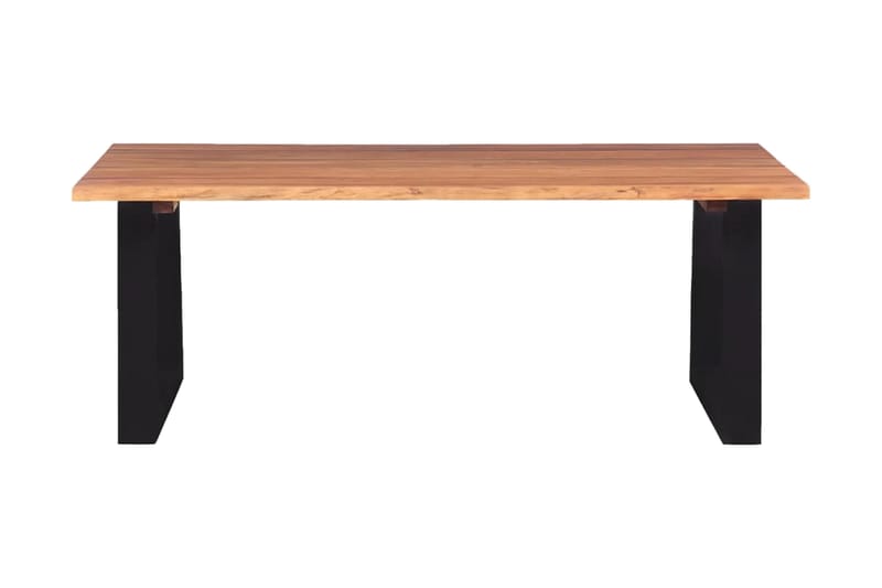 Soffbord i massivt akaciaträ 110x60x40 cm - Brun - Möbler - Bord - Soffbord