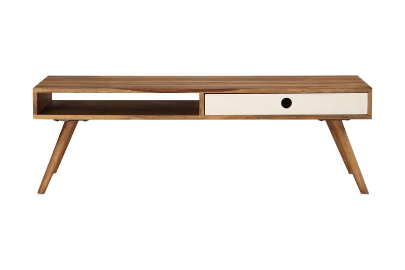 Soffbord i massivt sheshamträ 110x50x35 cm - Brun - Möbler - Bord & matgrupper - Soffbord