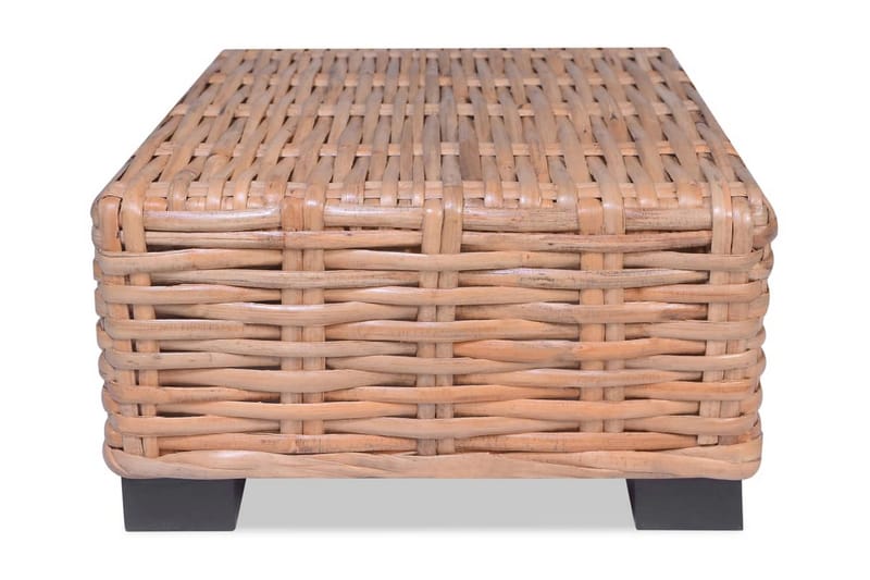 Soffbord i naturlig rotting 45x45x30 cm - Brun - Möbler - Bord & matgrupper - Soffbord