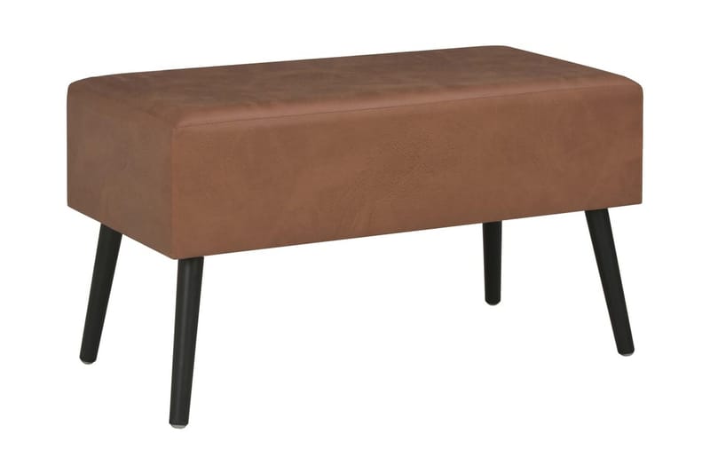 Soffbord mörkbrun 80x40x46 cm konstläder - Brun - Möbler - Bord & matgrupper - Soffbord