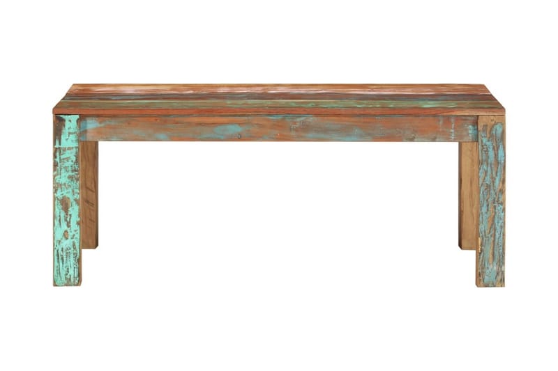 Soffbord massivt återvunnet trä 100x60x40 cm - Flerfärgsdesign - Möbler - Bord & matgrupper - Soffbord