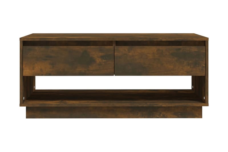 Soffbord rökfärgad ek 102,5x55x44 cm spånskiva - Brun - Möbler - Bord & matgrupper - Soffbord