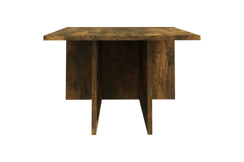 Soffbord rökfärgad ek 111,5x50x33 cm konstruerat trä - Brun - Möbler - Bord & matgrupper - Soffbord