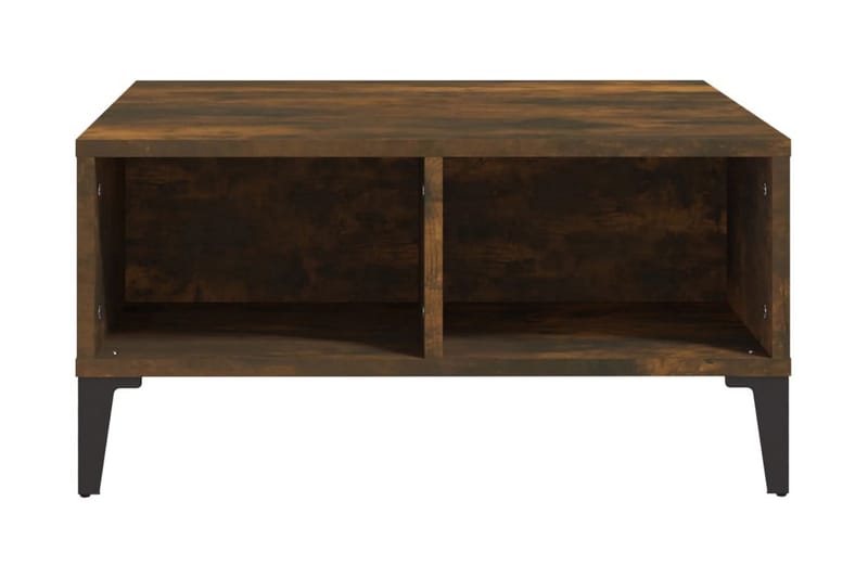 Soffbord rökfärgad ek 60x60x30 cm spånskiva - Brun - Möbler - Bord & matgrupper - Soffbord