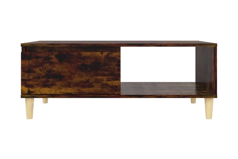 Soffbord rökfärgad ek 90x60x35 cm spånskiva - Brun - Möbler - Bord & matgrupper - Soffbord