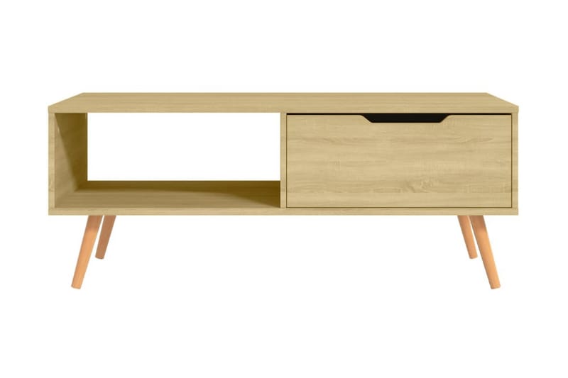 Soffbord sonoma-ek 100x49,5x43 cm spånskiva - Brun - Möbler - Bord & matgrupper - Soffbord
