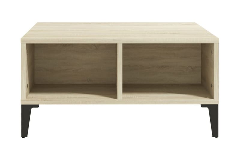 Soffbord sonoma-ek 60x60x30 cm spånskiva - Brun - Möbler - Bord & matgrupper - Soffbord