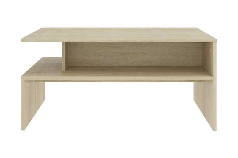 Soffbord sonoma-ek 90x60x42,5 cm spånskiva - Brun - Möbler - Bord & matgrupper - Soffbord